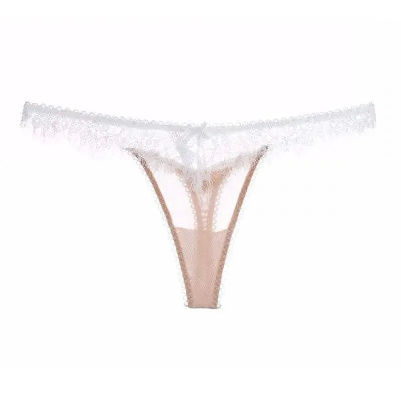Custom Lace Underwear Crystal Letters Name Personalised Thong Women Bikini G-String Panty Birthday Lovers Gift - Love Lingerie