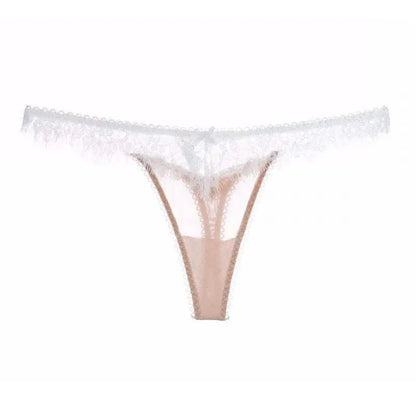 Custom Lace Underwear Crystal Letters Name Personalised Thong Women Bikini G-String Panty Birthday Lovers Gift - Love Lingerie