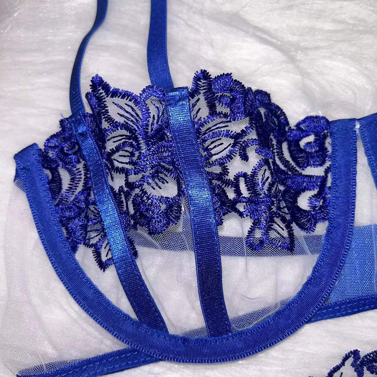 Custom Name Personailsed Letters Lingerie Thong Bra Set - Love Lingerie