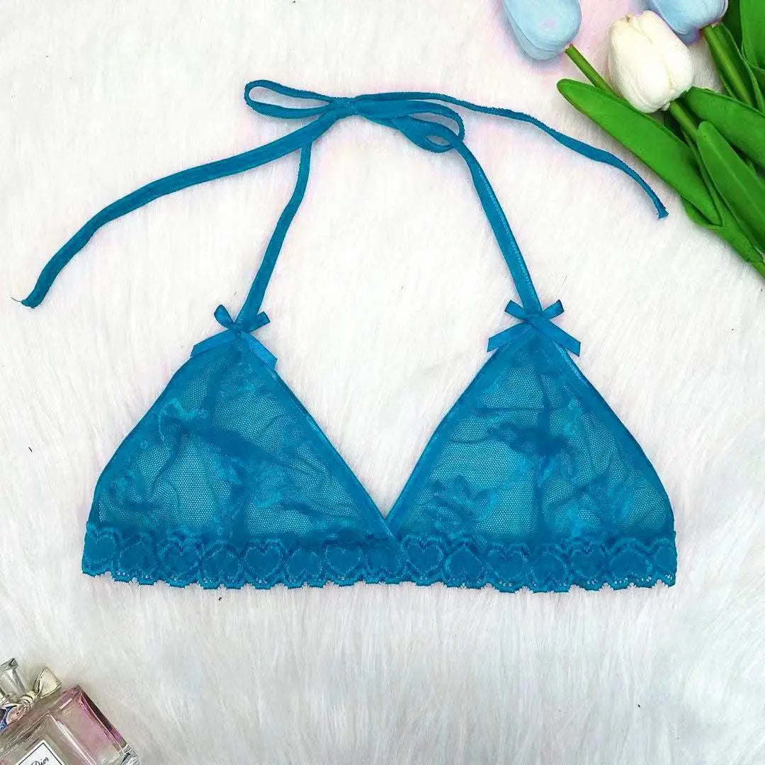 Custom Sexy Lace Thong Bra Underwear Set For Women Personalied Name - Love Lingerie