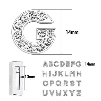 Leather Choker Customized Letters Sexy Rhinestone Bdsm Cosplay - Love Lingerie