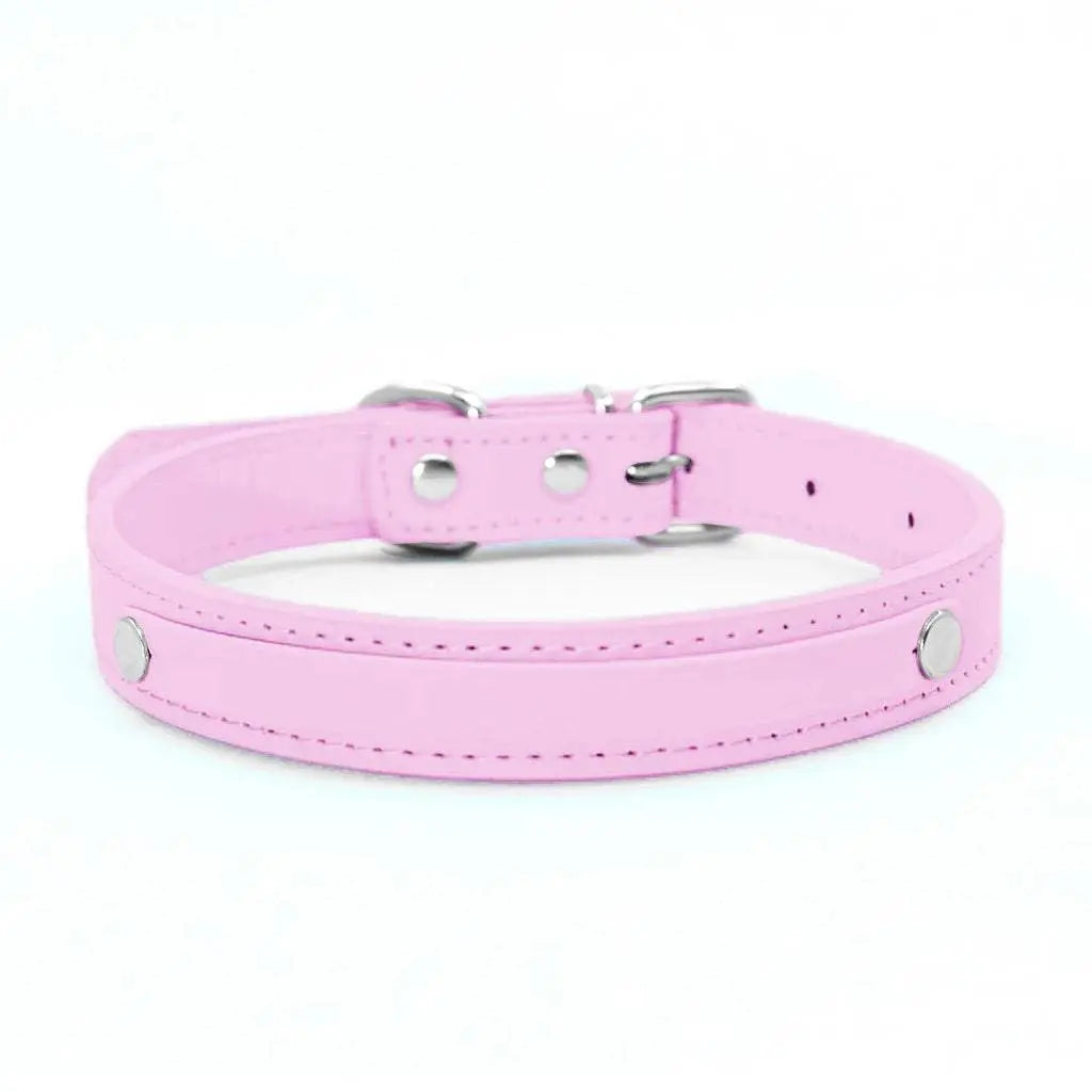Leather Choker Customized Letters Sexy Rhinestone Bdsm Cosplay - Love Lingerie