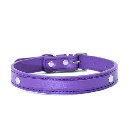 Leather Choker Customized Letters Sexy Rhinestone Bdsm Cosplay - Love Lingerie