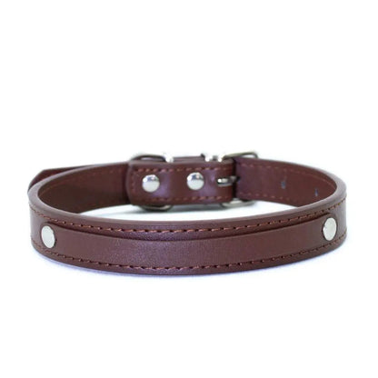 Leather Choker Customized Letters Sexy Rhinestone Bdsm Cosplay - Love Lingerie