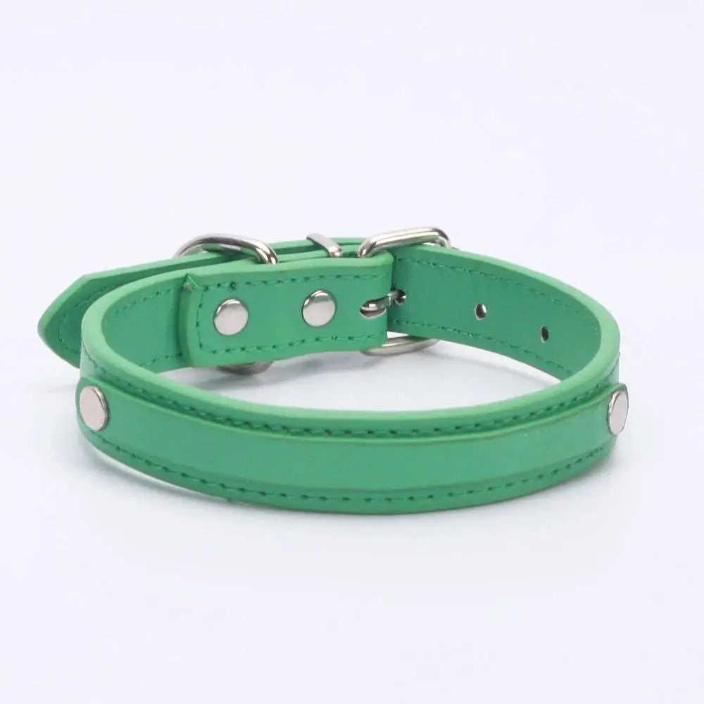 Leather Choker Customized Letters Sexy Rhinestone Bdsm Cosplay - Love Lingerie