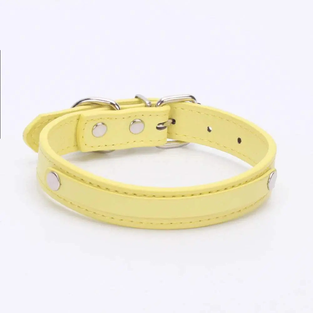 Leather Choker Customized Letters Sexy Rhinestone Bdsm Cosplay - Love Lingerie