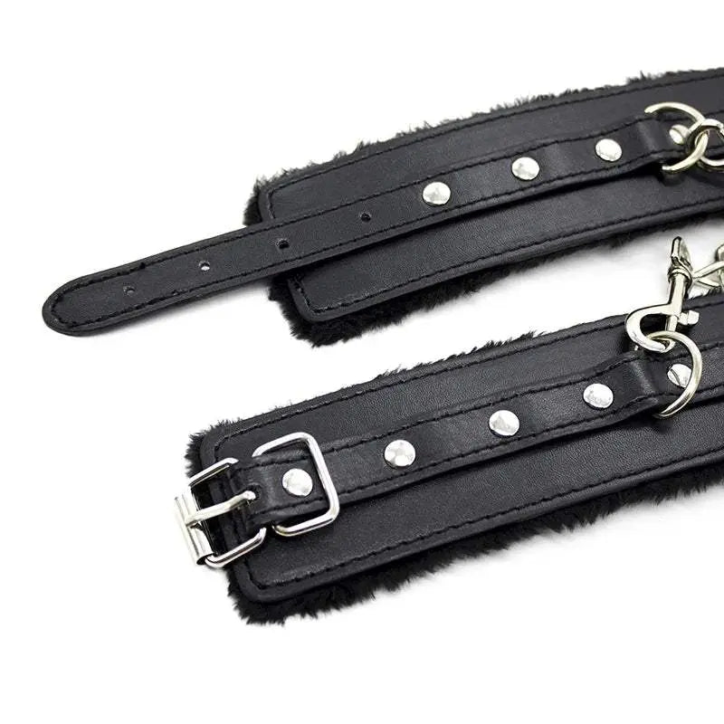 SM Handcuffs Sex Ankle Cuff BDSM Bondage Restraints Soft Plush Handcuff - Love Lingerie
