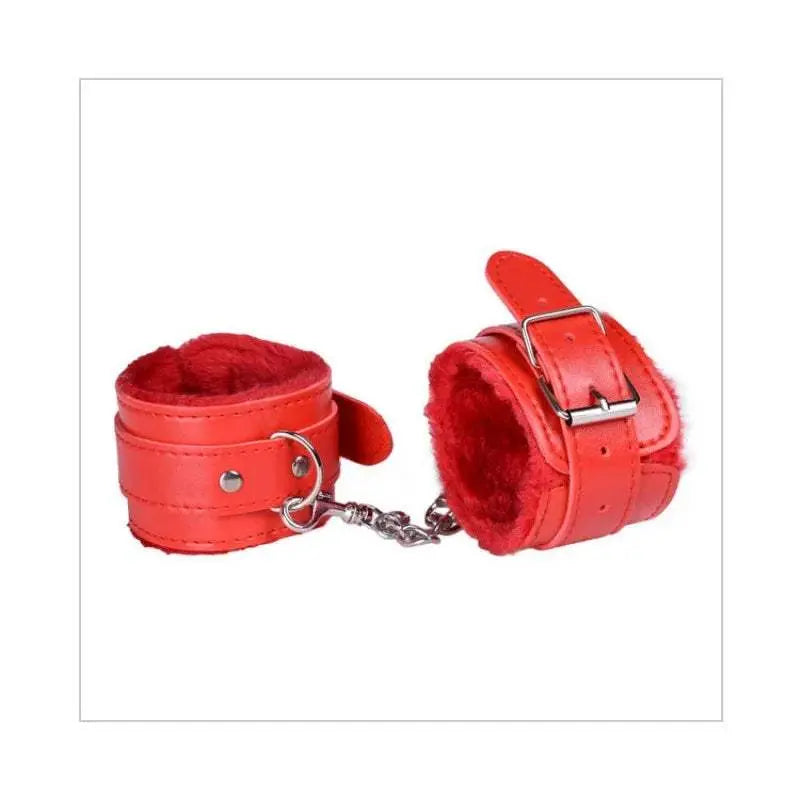 SM Handcuffs Sex Ankle Cuff BDSM Bondage Restraints Soft Plush Handcuff - Love Lingerie
