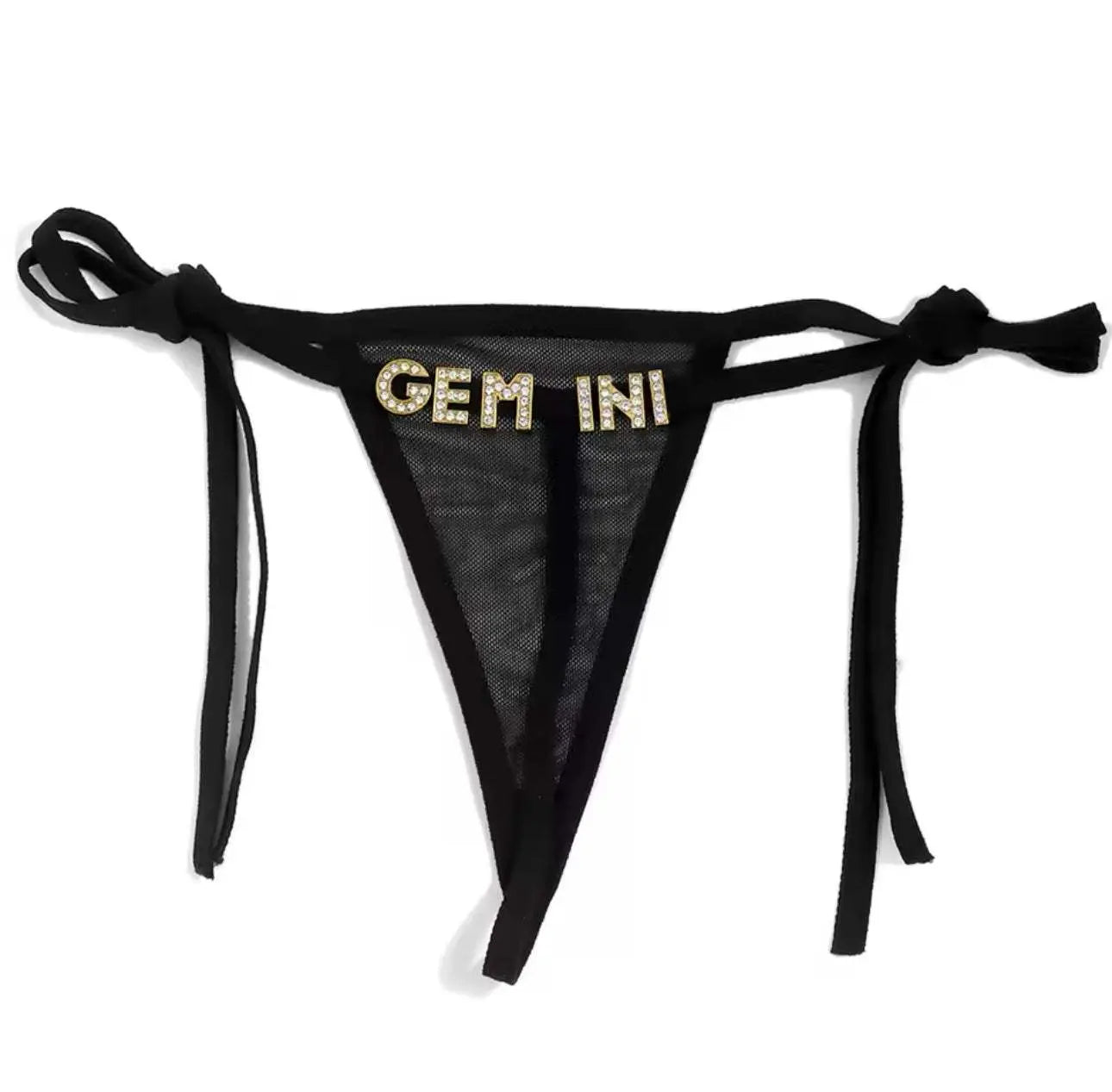 Sexy G-string Thongs Custom Colorful Letter Numbers Waist Chain Belt Panties for Women Girls Low Waist Bikini Underwear Gift - Love Lingerie